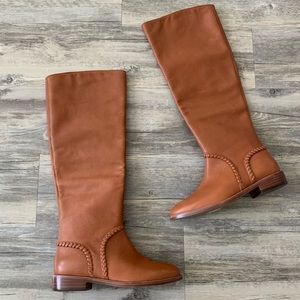 Ugg Gracen Cognac Leather Riding Boots 5.5